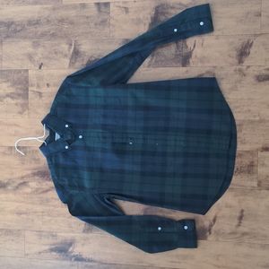 NWT Crewcuts boys button down size 12, black/blue/green